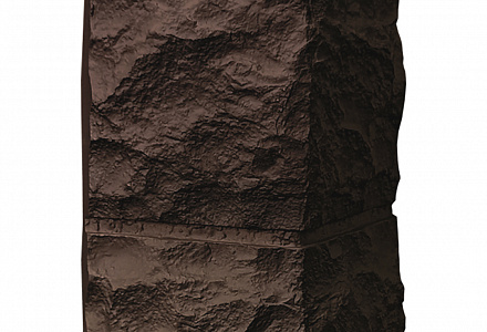 Наружный угол Доломит, тёмно-коричневый